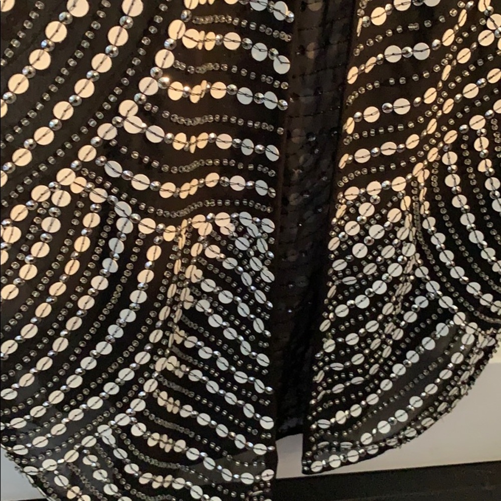 Parker Sequence Silk Top With Slightly Open Back - image 3